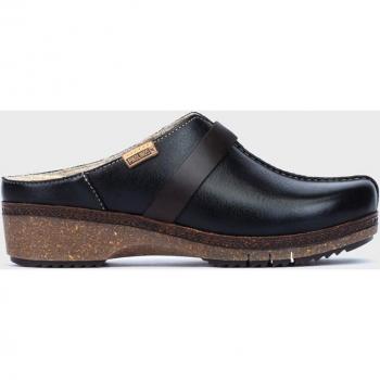 Zueco de mujer de piel con plantilla Memory Foam Pikolinos W0W-3590C1