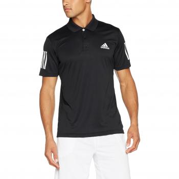 adidas Club Polo Tenis, Hombre, Negro / Blanco, S