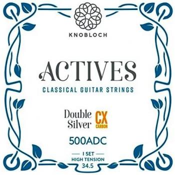 Knobloch 500ADC Active High Tension Double Silver CX Carbon Classical Guitar Strings