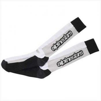 Alpinestars Touring Summer Street Racing - Calcetines de moto para hombre, color blanco, pequeño y mediano