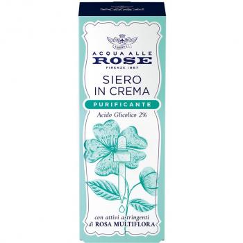 Purifying Rose Water Cream Serum for Combination Skin 30ml