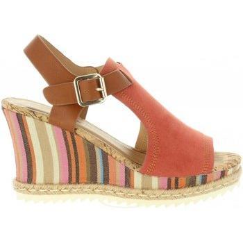 Alpargatas de cuña para mujer URBAN 391663-B6600 NATURAL
