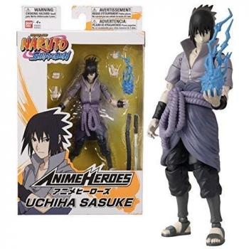 Bandai - 36902 - Anime Heroes-Naruto - Figura de acción de Uchiha Sasuke