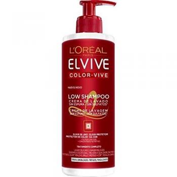 L'Oréal Paris Elvive Color-Vive Low Shampoo Gentle Cleansing Cream for Coloured & Dry Hair 400ml