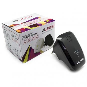 Biwond 50574 - Repetidor de WiFi Amplificador, Color Negro