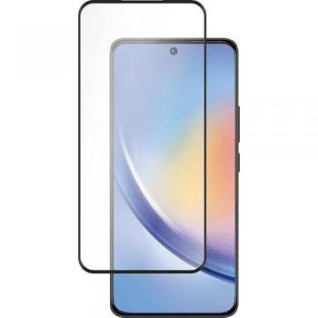 Protector de pantalla de cristal templado 9H BigBen Connected para Galaxy A35 Transparente con tecnología 2,5D y diseño SmartFrame en color negro