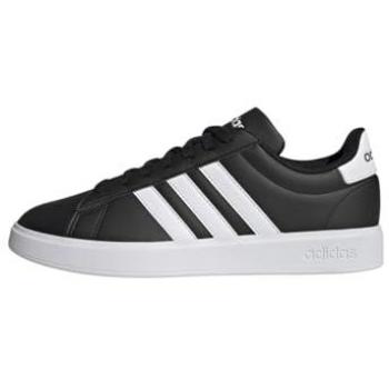 adidas Grand Court 2.0 Cloudfoam Sneakers - Black/White, Comfortable Lifestyle Footwear