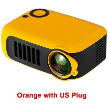 Miniproyector portátil A2000 con trípode, compatible con 1080P, HDMI, tarjeta Micro SD, USB, LCD y 50000 horas de vida útil para vídeo en casa