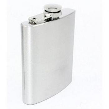 Gearmax® 7 OZ Petaca Hip Flask de Acero Inoxidable para Whisky Licor Alcohol