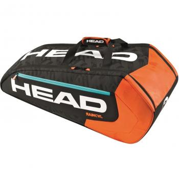 Head Radical 9R Supercombi BKOR - Raquetero, Color Negro / Naranja / Blanco, Talla única
