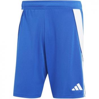 Pantalones de fútbol Adidas Tiro 24 para hombre, color azul, con tejido ligero, ajuste regular, tecnología Climalite para la gestión de la humedad y bolsillos laterales