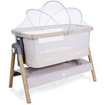 Kikka Boo Cuna Nanna Beige Melange de madera - Cunas