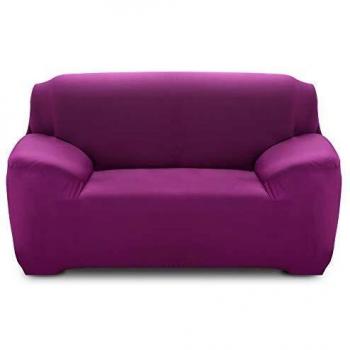 HIFUAR Fundas para Sofa Elástica 1,2,3,4 Plazas,Cubre Sofá Universal Cubierta de Sofá de Color Sólido Protector de Sofá o Sillón