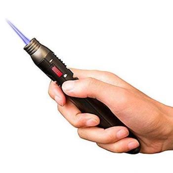 QIANGUAGN Jet Flame Encendedor Soplo antorcha Butano Rellenable a Prueba de Viento para cocinar Cocina Creme Brulee Cigarette Cigar BBQ Soldadura de Camping al Aire Libre