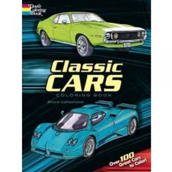 Classic Cars Coloring Book