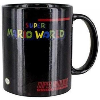 Paladone Taza Super Mario World, Cerámica, Multicolor, 11x9x9 cm