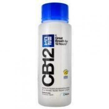 CB12 Bain de Boca 250 ml - Lucha contra la mala aliento durante 12 horas - Sin alcohol - Sabor menta