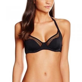 Pour Moi? 31002 Bora Bora - Parte de arriba de bikini Mujer, Negro