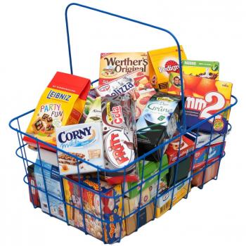 Tanner 4050 - Cesta de la compra metálica con accesorios [importado de Alemania] , color, modelo surtido