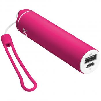 Trust Urban Stilo - Batería externa portátil de 2600 mAh, rosa