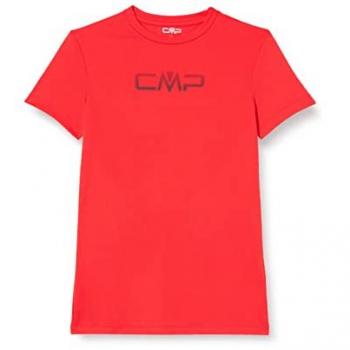 Camiseta Infantil CMP Logo Playtime Manga Corta Roja Tomate 16