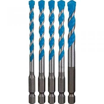Bosch Professional Expert HEX-9 MultiConstruction Drill Bit Set, 5-Piece (for Concrete, Ø 5.5-8 mm, Rotary Impact Drill Accessories)