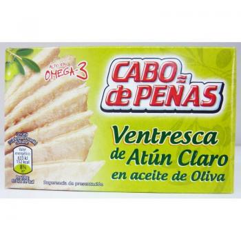 Ventresca de atún claro en aceite de oliva Cabo de Peñas 111g