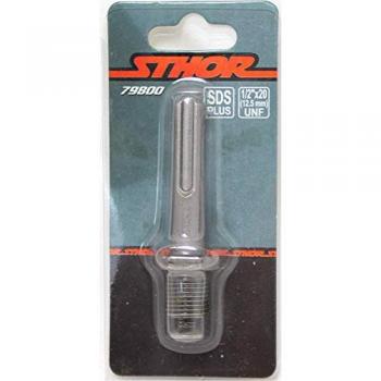 Sthor 79800 Adaptador SDS-plus para mandril de 1/2 con extensión portabrocas