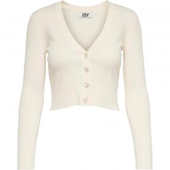 Cárdigan de mujer cropped de manga larga Jdy Donnel Short Beige