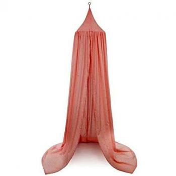 FILIBABBA toldo de Cama de algodón 250 x 50 cm en Blanco Mate