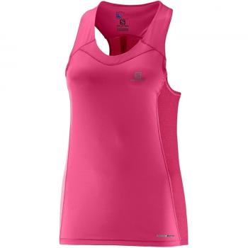 Salomon -Camiseta Agile Tank W Lotus Pink Talla - S