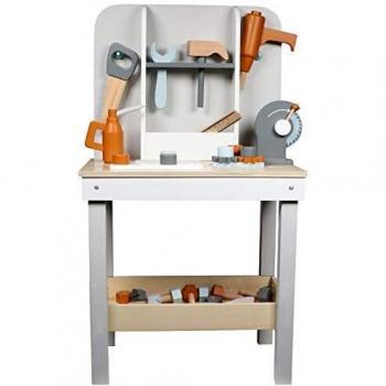 Banco de trabajo de madera para niños +3 años, Tryco