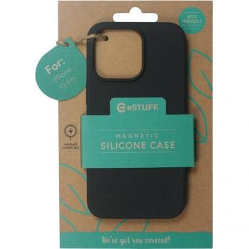 Funda de Silicona Magnética para iPhone 13 Pro - Compatible con MagSafe - Color Negro