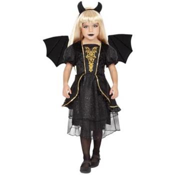 Disfraz Infantil Diablesa Oscura con Alas y Diadema - Licencia Oficial para Halloween, Truco o Trato, Cosplay y Carnaval