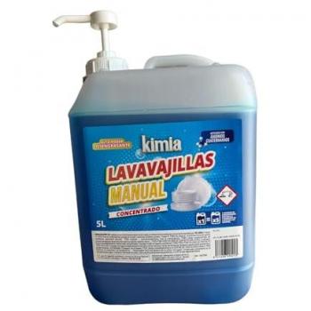 Detergente Lavavajillas Manual Concentrado Kimia Bac con Bomba Reutilizable 4,8kg