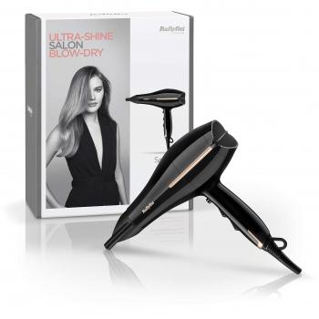 Secador de Pelo BaByliss Salon Pro 2200 Ultra Brillo Negro