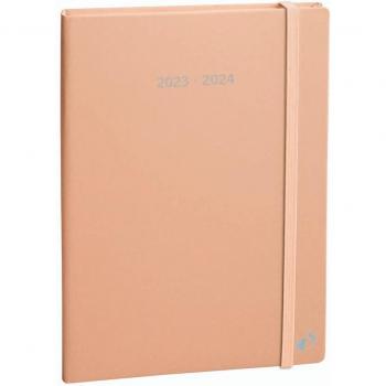 Agenda Anual Quo Vadis 16 Meses S/V 15x21cm Plan Note 21 Pastel Naranja