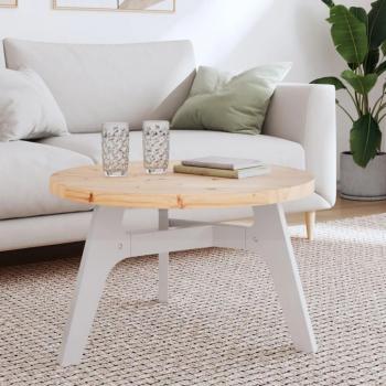 vidaXL Round Table Top Ø70x3 cm Solid Wood Pine