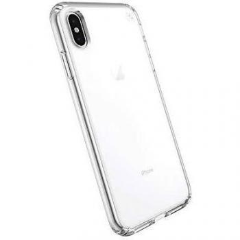 Speck Presidio Stay Clear Funda Protectora para iPhone XS MAX - Transparente
