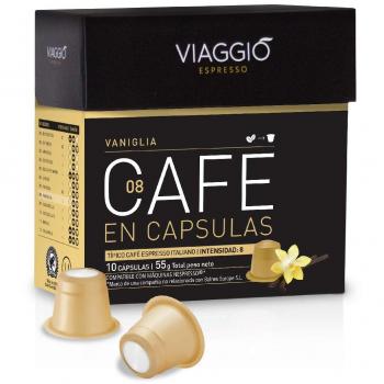 VIAGGIO ESPRESSO - 120 Cápsulas de Café Compatibles con Máquinas Nespresso - VANIGLIA