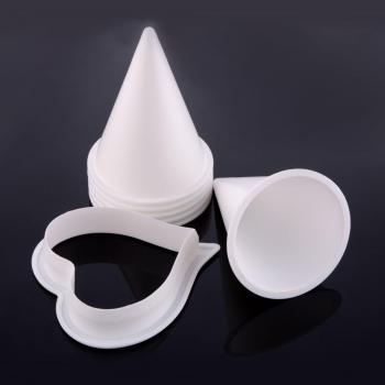 6 piezas para decoración de lirios en pasteles molde para Fondant y cortador