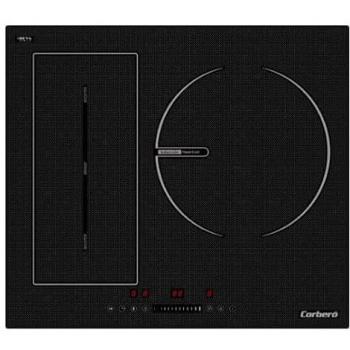 Placa de Inducción Corberó CCIG3BL723FLEX - 3 Zonas, 7200W, Zona Flexi, Pause y Keep Warm, Touch Control, 3 Boosters, Slider, Zona Grande 30