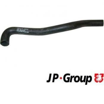 Manguera de radiador JP GROUP 1114304300, fabricada en material resistente a altas temperaturas, diseñada para vehículos específicos, con una longitud adecuada y conexiones precisas para un ajuste perfecto