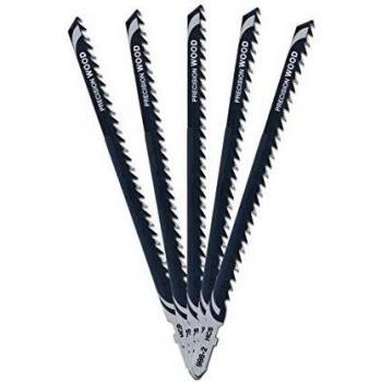 DeWalt DT2076-QZ - Hoja de sierra de calar HCS, longitud: 152mm, paso de diente: 4mm, para cortes muy rectos rápidos en madera y aglomerado de hasta 100mm de espesor