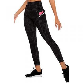 GRAT.UNIC Leggins Mujer de Yoga Leggings Fitness Mallas Deportivas de Mujer con Bolsillos Laterales Polainas de Yoga Fitness Camuflaje Leggins