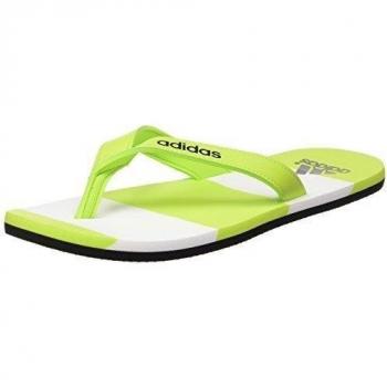 adidas Eezay Striped - Chanclas para hombre, color verde / negro / blanco