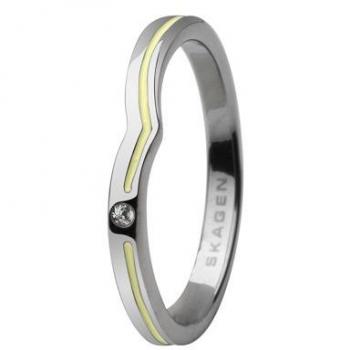 Anillo de Mujer Skagen JRSY018SS8 en acero inoxidable - Tamaño 17
