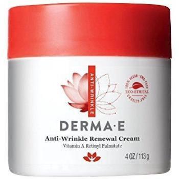 DERMA E Anti-Wrinkle Renewal Cream with Vitamin A Retinyl Palmitate 4oz