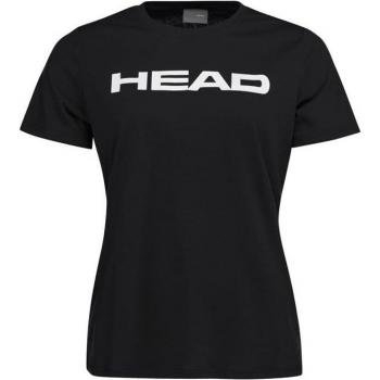 Camiseta de tenis Head Club Lucy Mujer en color negro con diseño clásico y corte tradicional