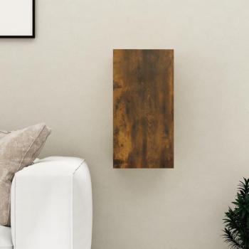 Mueble para TV de madera contrachapada roble ahumado 30,5x30x60 cm